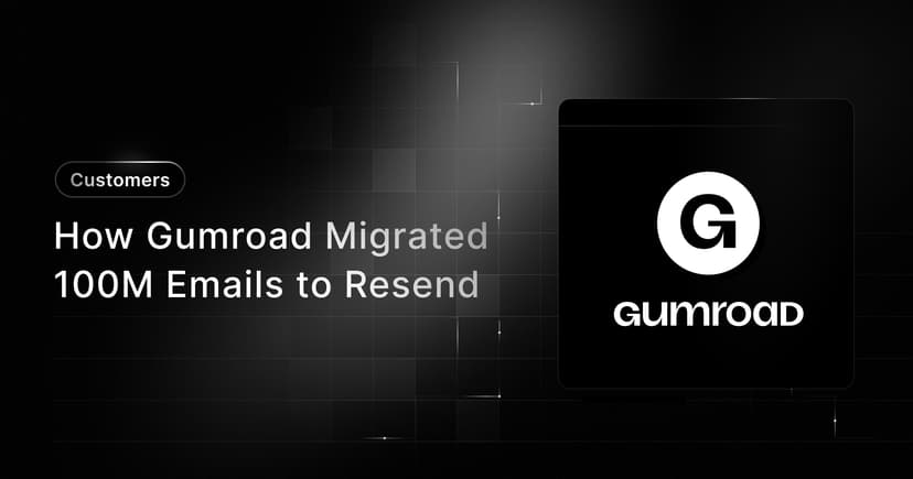 How Gumroad Migrated 100M Emails to Resend