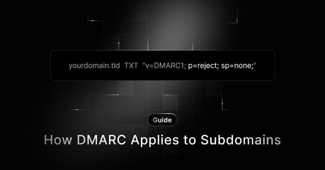 How DMARC applies to subdomains