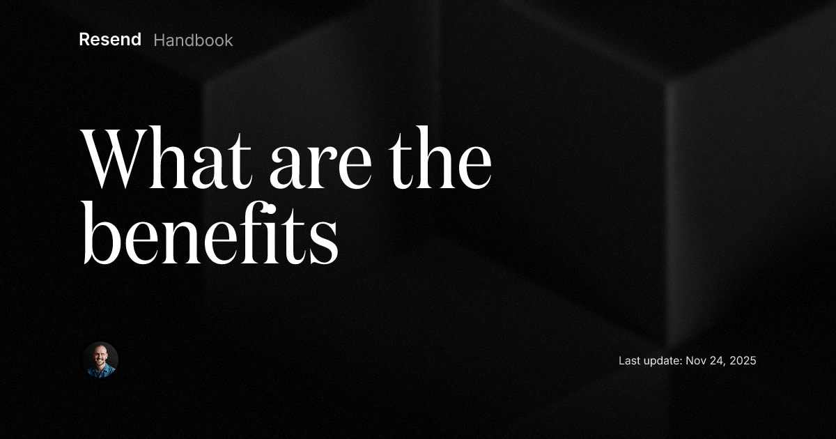 What are the benefits